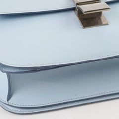 Celine Box Shoulder Bag Light Blue