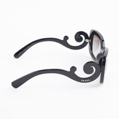 Prada Baroque Swirl Sunglasses Black