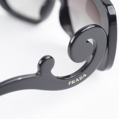 Prada Baroque Swirl Sunglasses Black
