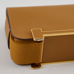 Hermes Geta Bag Cherve Caramel B Stamp 2023