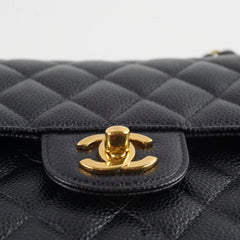 Chanel Classic Flap Small Caviar Black Shoulder Bag