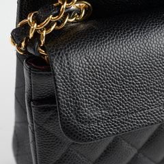 Chanel Classic Flap Small Caviar Black Shoulder Bag