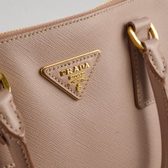 Prada Promenade Saffiano Pink Top Handle Bag
