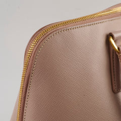 Prada Promenade Saffiano Pink Top Handle Bag