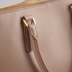 Prada Promenade Saffiano Pink Top Handle Bag