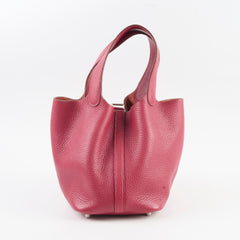 Hermes Picotin Mini 18 Rubis Dark Red