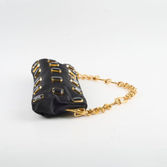 Prada Nylon Gem Shoulder Bag Black