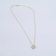 Van Cleef & Arpels Vintage Mother of Pearl MOP Pendant Necklace