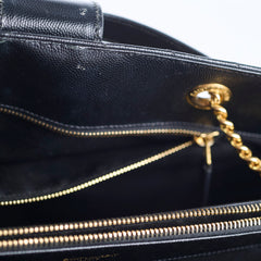 Saint Laurent Matelasse Tote Bag Black