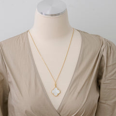 Van Cleef & Arpels Magic Alhambra Pendent Mother of Pearl MOP Necklace