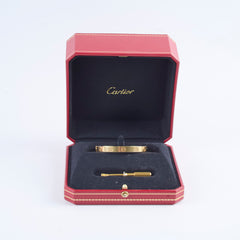 Cartier Love Bracelet Yellow Gold Size 15