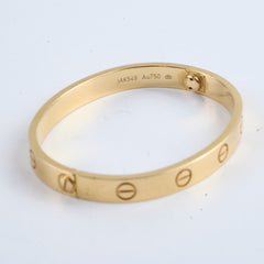Cartier Love Bracelet Yellow Gold Size 15