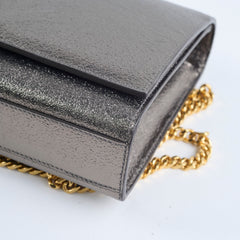 Saint Laurent Metallic Medium Kate Bronze