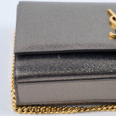 Saint Laurent Metallic Medium Kate Bronze