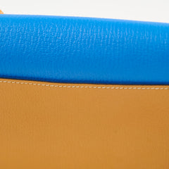 Hermes Faco II chevre Mysore pouch clutch crossbody tri color - A stamp