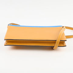 Hermes Faco II chevre Mysore pouch clutch crossbody tri color - A stamp