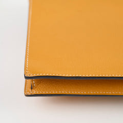 Hermes Faco II chevre Mysore pouch clutch crossbody tri color - A stamp