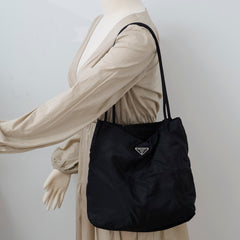 Prada Nylon Tote Black