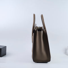 Celine Micro Luggage Grained Leather Taupe