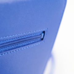 Chanel Boy Wallet on Chain Blue Lambksin