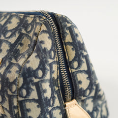 Christian Dior Canvas Trotter Bag Blue