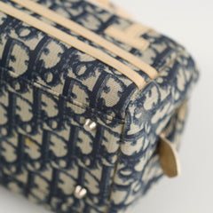 Christian Dior Canvas Trotter Bag Blue
