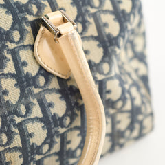 Christian Dior Canvas Trotter Bag Blue