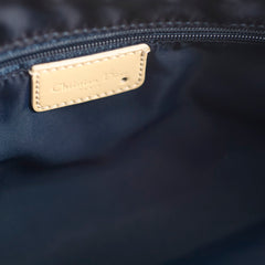 Christian Dior Canvas Trotter Bag Blue