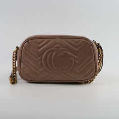 Gucci Marmont Camera Bag Dusty Pink