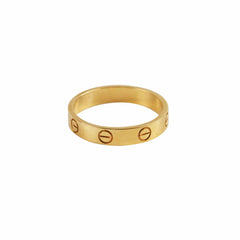 Cartier Love Ring Small Model Yellow Gold Size 55