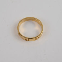 Cartier Love Ring Small Model Yellow Gold Size 55