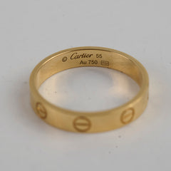 Cartier Love Ring Small Model Yellow Gold Size 55