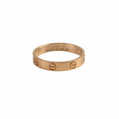 Cartier Love Ring Small Model Pink Gold Size 59