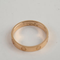 Cartier Love Ring Small Model Pink Gold Size 59