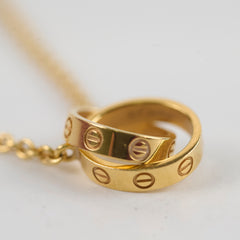 Cartier Baby Love Necklace Yellow Gold