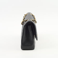 Chanel Classic Caviar Medium M/L Flap Black 26 Series