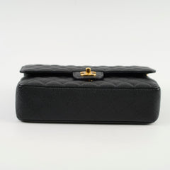 Chanel Classic Caviar Medium M/L Flap Black 26 Series