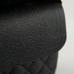 Chanel Classic Caviar Medium M/L Flap Black 26 Series