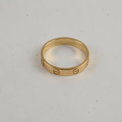 Cartier Love Ring Yellow Gold Size 57