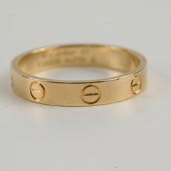 Cartier Love Ring Yellow Gold Size 57