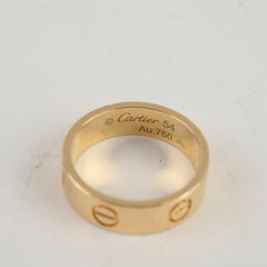 Cartier Love Ring Yellow Gold Size 54