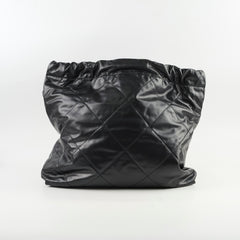 Chanel 22 Medium Black Microchip