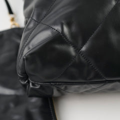 Chanel 22 Medium Black Microchip