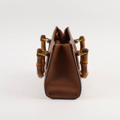 Gucci Diana small tote crossbody bamboo brown
