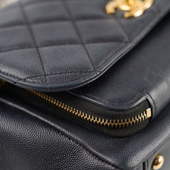 Chanel Caviar Business Affinity Dark Navy Series 28