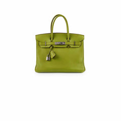 Hermes Birkin 30 togo ruthinium hardware Vert Anis - I Square stamp