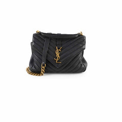 Saint Laurent College Top Handle Cross body Black