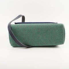 Hermes Herbag Zip 31 Criss Viking Quadrille Dark Green, Navy