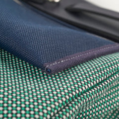 Hermes Herbag Zip 31 Criss Viking Quadrille Dark Green, Navy