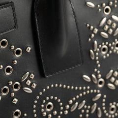 Saint Laurent Sac De Jour Small Emboidery Studded Bag Black